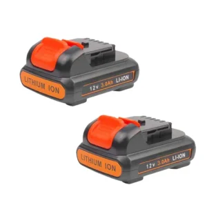 DeWalt 12V Battery Replacement – DCB120, DCB123, DCB127 – 3.0Ah Li-ion (2-Pack)
