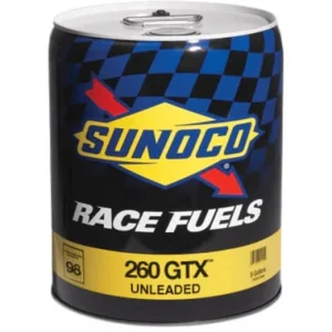 Sunoco 260 GTX 98 Octane Racing Fuel- 5 Gallons