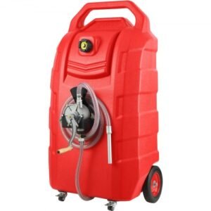 VEVOR 32 Gallon Fuel Caddy – Portable Gas & Diesel Storage Tank with Manual Pump