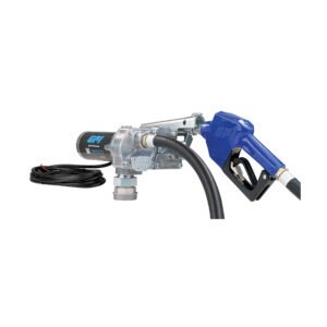 GPI M-150S-AU 12V 15 GPM  Fuel Transfer Pump w/Auto Shut-off Nozzle and Filter
