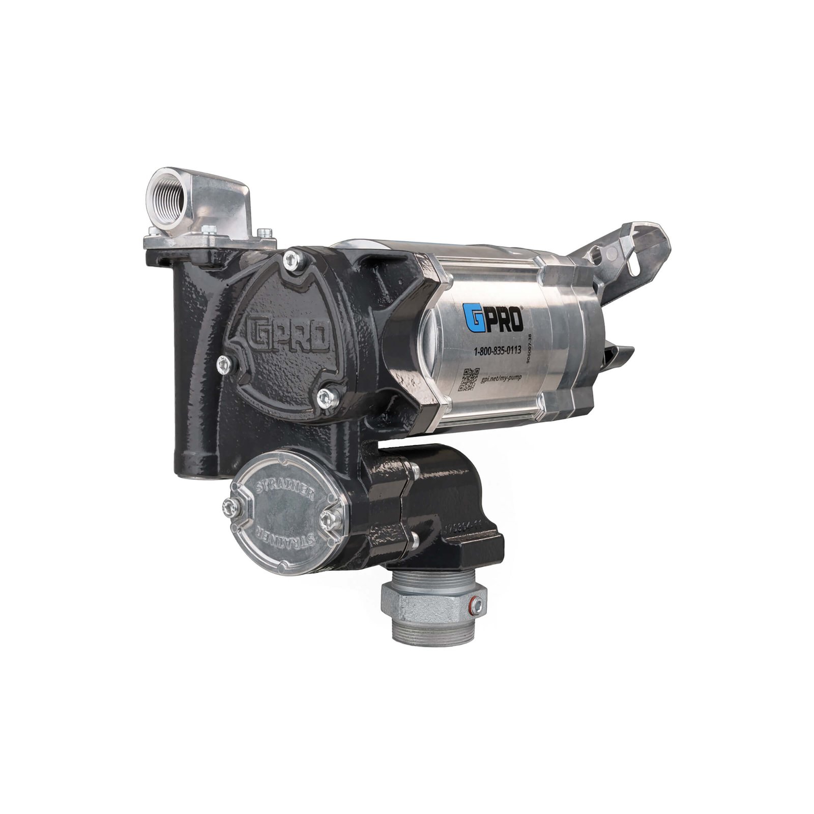 GPRO V20-115AD 12V 20 GPM Fuel Transfer Pump, w/Auto Shut-off Nozzle, Diesel