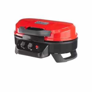 Coleman RoadTrip® 225 Portable Tabletop Propane Grill – Red – Push-Button Ignition