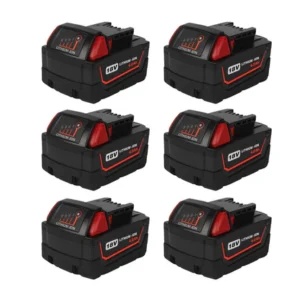 Milwaukee M18 18V 4.0Ah Battery Replacement – 6 Pack | Extended Runtime