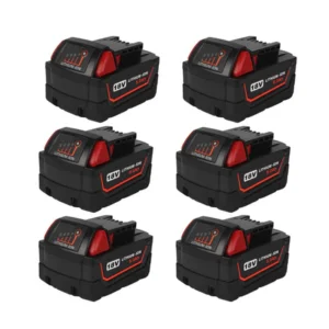 Milwaukee M18 18V 5.0Ah Battery Pack – 6 Pack | High Output