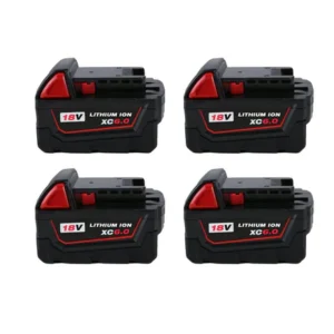 Milwaukee M18 Battery 6.0Ah Replacement – 4 Pack | High Capacity
