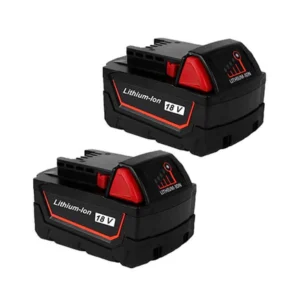 Milwaukee M18 9.0Ah Battery Replacement (2-Pack) | High Capacity 18V Lithium-Ion