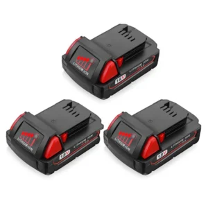 Milwaukee M18 3.0Ah Battery Replacement | High-Performance Li-Ion 3-Pack