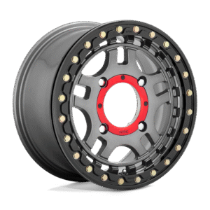 RECON UTV BL 14X7 4X156 G-MTL BLK-RG +38