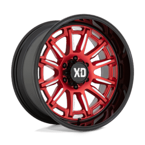 XD865 20X9 6X135 RED-MILL BLK-LP 00MM