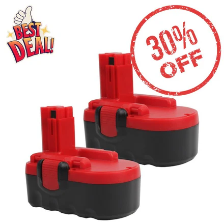 Bosch 18V Battery Replacement | BAT181 4.0Ah Ni-MH Battery 2-Pack
