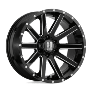 XD818 20X10 6X5.5 S-BLK MILLED -24MM