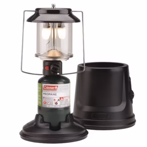 Coleman QuickPack™ 2-Mantle Propane Lantern – Green – Push-Button Ignition