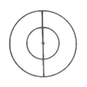 24″ Steel Propane Fire Pit Ring