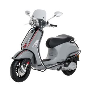 VESPA FRONT PROTECTION BARS – MATT BLACK (Primavera, Sprint & Elettrica)