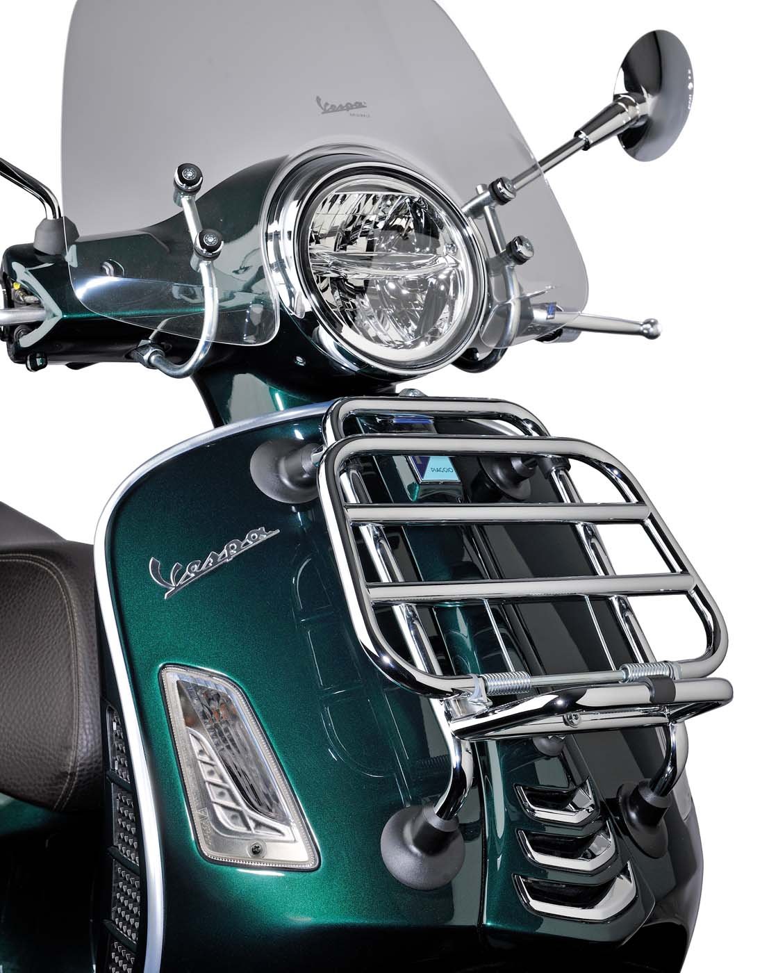 VESPA GTS FRONT RACK - CHROMED