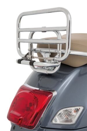 VESPA GTS REAR RACK – CHROMED