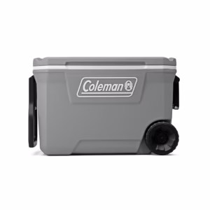 Coleman 62-Quart Classic Hard Cooler – Rock Color with Cup Holders