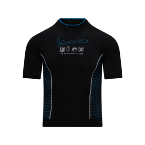 VESPA DEC SEAMLESS TEE JET BLACK