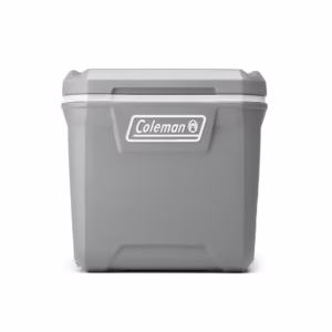 Coleman Classic Series™ 65-Quart Wheeled Cooler | Rock | Cup Holder – Portable Rolling Cooler