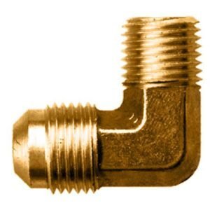 Male Flare to Male Pipe with Elbow