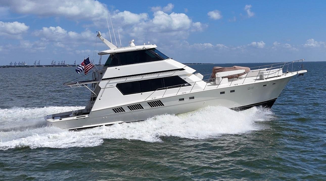 Hatteras Enclosed Bridge Sportfish 1988 “Knight Swan”