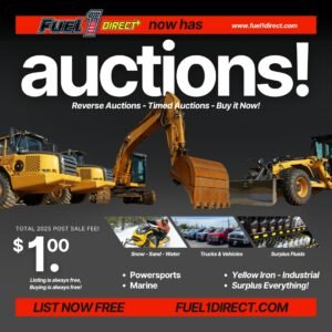 Heavy Equipment Auction - $1.00 All in Fee - Free to List & $1 POST SALE for 2025 Special!