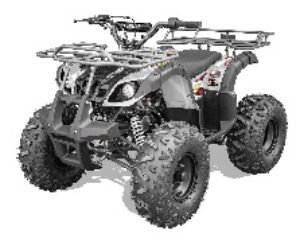 Rider 9 125cc Atv Silver