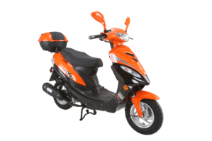 Solana 49cc Scooter Orange