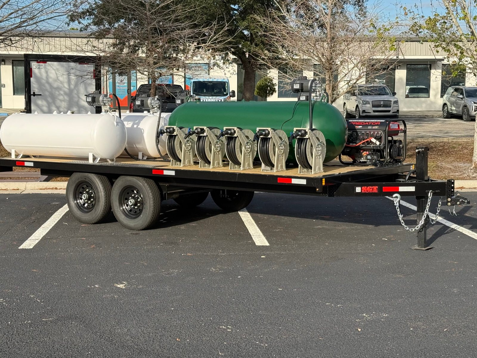 Lubricant Trailer with Tanks - Dispensers and Generator - All in one Lubricant Distribution System - Image 2