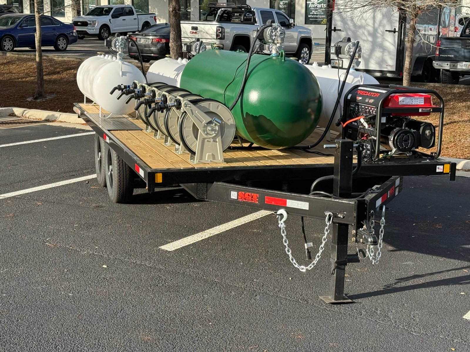 Lubricant Trailer with Tanks - Dispensers and Generator - All in one Lubricant Distribution System - Image 5