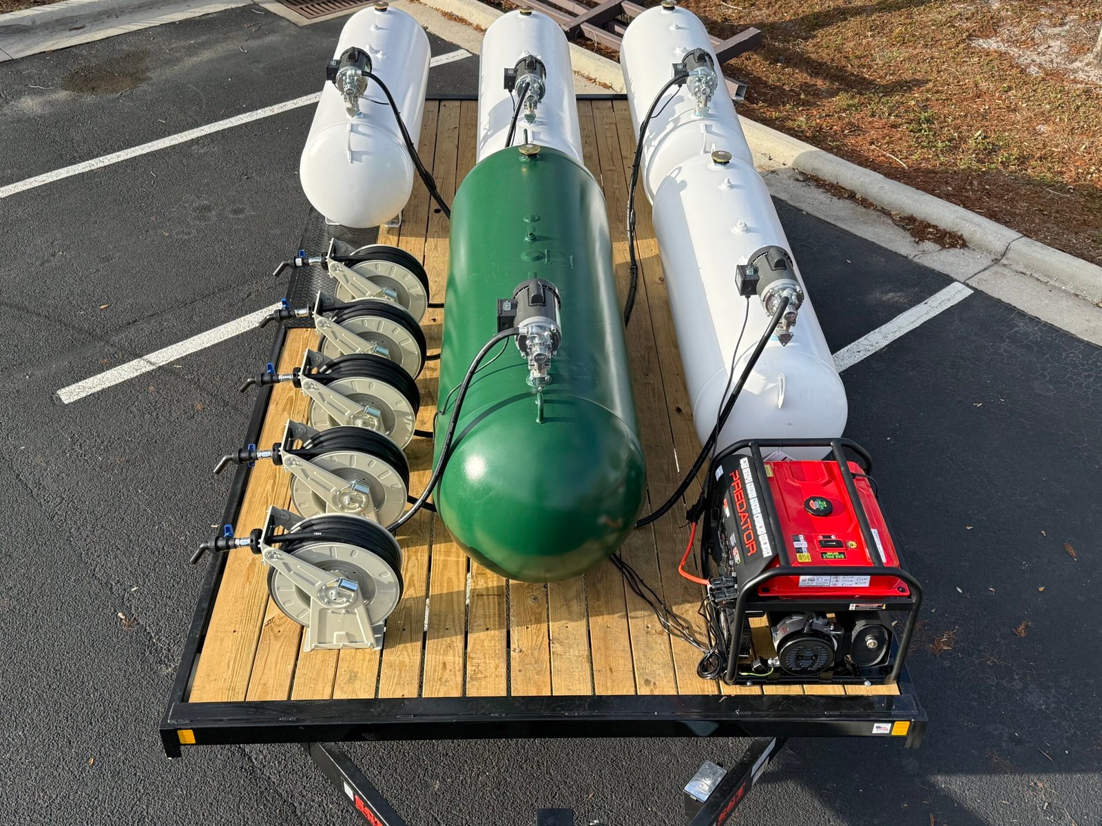Lubricant Trailer with Tanks - Dispensers and Generator - All in one Lubricant Distribution System - Image 3